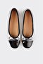 Lame Leather Women's Ballerinas - 4