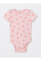 Crew Neck Baby Girl Snap Body 2-Piece - 4