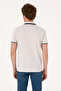 Men's Slim Fit Crew Neck Light Gray T-Shirt 50306872-Vr001 - 5