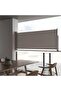 Patio Retractable Side Awning 100 x 300 cm Grey