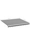 Replacement Fabric for Awning Anthracite and White 3x2.5 m - 3