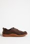 Deri̇club Men's Comfort Lace-Up Casual Shoes Real Leather Fr 215340 Brown