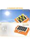 3 PC COMBO Rechargeable Solar LED Light Portable, Waterproof,Powerbank For Home, Outdoor4 Light Mode - 5