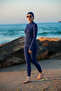 Boneli Long Sleeve Finger Snap Hijab Swimmer Swimsuit – Zippered Sports Model - 6