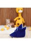 Non-Slip Sole Baby Booties, Boys' and Girls' Fleece Organic Combed Cotton Lined Home Slippers - 7