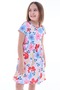 3 Pieces 3-Piece Printed Lycra Girl's Dress - 5