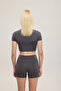 Comfort High Waist Shorts Leggings Smoked - 5