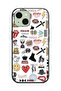 Apple iPhone 15 Plus Protective Case Cover No Bad Vibes Stickers - 2