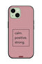 Apple iPhone 15 Protective Case Cover Calm Positive Strong - 2