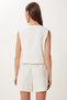 Linen Shorts Vest Suit with Tie Detail Kemi̇n Lgp0012 - 8