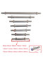 200mm 80-220mm Steering Tie Rod Kit Ball M8 Bolt for Buggy Quad Bike 50cc 110cc 150cc 200cc Cargo A - 6