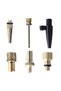 6pcs Inflatable Needle Nozzle Air Valve Adapter Pump Parts For Football Bicycle Bike Tire Alloy W... - 6