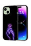 غطاء حماية لجهاز Apple iPhone 15 بتصميم قلب صغير