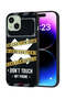Apple iPhone 15 Protective Case Cover Caution Never Touch My Phone