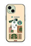 Apple iPhone 15 Plus Protective Case Cover Coffee Sticker - 2