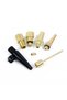 6pcs Inflatable Needle Nozzle Air Valve Adapter Pump Parts For Football Bicycle Bike Tire Alloy W... - 7