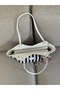 Scarf Detail Canvas Fabric Women's Shoulder Bag Uzn18 En41 - 5