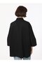 Wide Cuff Detailed Blouse / Shirt - Black - Benin - 6