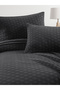 Elvira Bedspread Set Single Dark Gray - 3