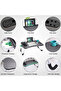 Laptop Bed Desk, Foldable Laptop Lap Desk Tray Table with USB Charge Port, Black - 5