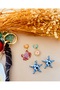 Brand Blue Star Crab and Sun Multi Earring Set