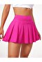 Pleated high waist mini skirt - 2