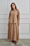 Azur Linen Skirt Suit Mink - 5