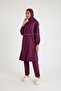 Piping Swimsuit Plum - 2
