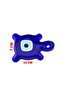 Glass Evil Eye Bead Perforated Turtle Model Large Size - 2