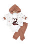 100% Customer Satisfaction Organic Cotton 3-Piece Men's Newborn Hospital Release - 2