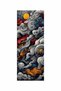 Colorful Clouds Printed Car Door Post Covering Foil Sticker Set of 2 (Right & Left) - 2