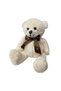 Cream bear for baptism candle - 2