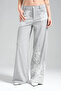 Women's Lace Appliqued Design Palazzo Pants