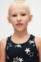 Crayon Stars Girl's Patterned Sleeveless T-Shirt - 3