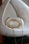 Women's Bone Acrylic Chain Shoulder Bag with Grip Accessories - 4