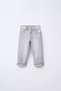 Curled Leg, Casual Summer Fashion Boy's Gray Jeans