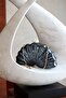 Women's Black Acrylic Oyster Chain Shoulder Bag - 2