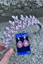 Regina Pink Bridal Henna Crown Special Occasion Accessory Women's Crown and Drop Shuttle Earrings Set - 2