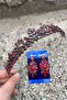 Silvana Burgundy Bridal Henna Crown Special Occasion Accessory Women's Crown and Three Shuttle Earrings Set - 3