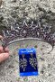 Victoria Purple Bridal Henna Crown Special Occasion Accessory Women's Crown and Thin Shuttle Earring Set