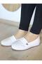 Orthopedic Sole Daily Soft Women's Skin Black String Laser Printed Ballerina Shoes - 3