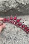 Renata Burgundy Bridal Henna Crown Special Occasion Accessory Women's Crown Hair Accessory – Crown, Crystal Stone - 3