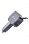شاحن سيارة أنكر USB-C، شاحن سيارة فائق الصغر من النوع C بقدرة 75 واط كحد أقصى مع غطاء قابل للسحب مدمج