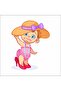Girl Dressed with Heels Sticker