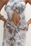 Enonireh Low-Cut Gray Long Dress - 8