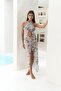 Enonireh Low-Cut Gray Long Dress - 2