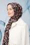 Powder watercolor floral cotton shawl - 3