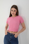 Women's 3 Piece Set Summer Crop T-Shirt Blouse - 3