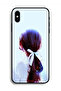 Protective Case For Apple iPhone X Tie Hair With Hairband Girl Art