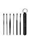 Ear Cleaning Set 6 Pieces Stainless Steel Spiral Safe Hygienic